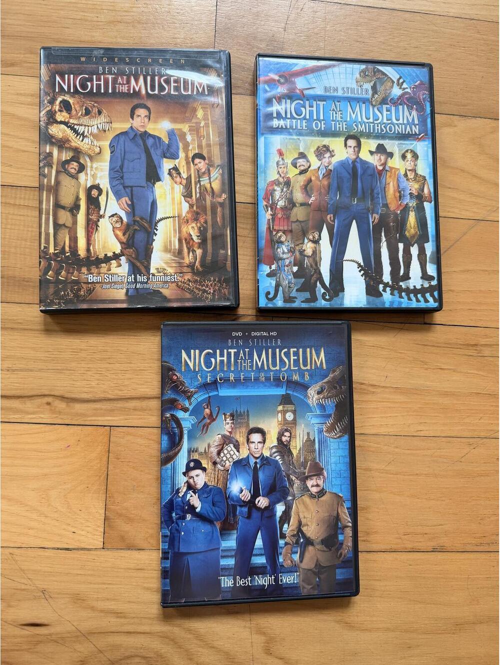 Night at the Museum Movies DVD 1-3